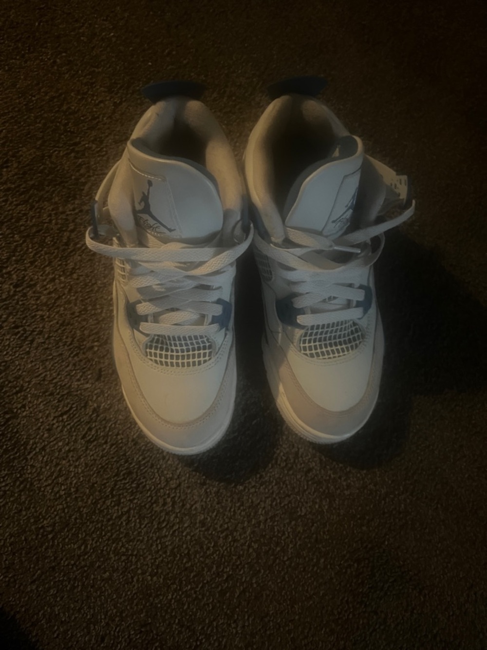 Jordan Kids' White and Gray Sneakers